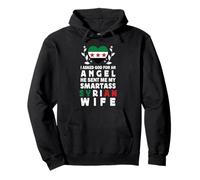 Funny Smartass Syrian Wife Syria Flag Spouses Pullover Hoodie