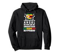 Funny Smartass Zimbabwean Boyfriend Zimbabwe Flag Pullover Hoodie
