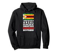 Funny Smartass Zimbabwean Boyfriend Zimbabwe Flag Pullover Hoodie