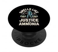 Funny Smells Like Justice And Ammonia Forensic Cleaner PopSockets Adhesive PopGrip
