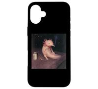 Funny Smoking Axolotl Cigarette Beer Gen Z Case for iPhone 16 Plus