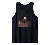 Funny Smoking Bald Eagle Cigarette Beer Gen Z Cursed Meme Tank Top
