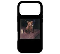 Funny Smoking Bear Cigarette Beer Gen Z Retro Cursed Meme Case for iPhone 17 Pro Max