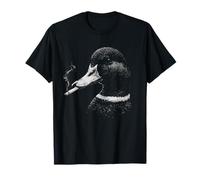 Funny Smoking Duck Hunting Mallard Duck Smoking Cigarette T-Shirt