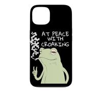 Funny Smoking Frog At Peace with Croaking Case for iPhone 13