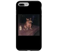 Funny Smoking Hippo Cigarette Gen Z Cursed Meme Party Animal Case for iPhone 7 Plus/8 Plus