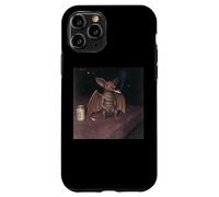 Funny Smoking Mothman Cigarette Beer Gen Z Retro Cursed Meme Case for iPhone 11 Pro