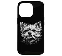 Funny Smoking Yorkshire Terrier Cigarette Gen Z Ironic Case for iPhone 13 Pro