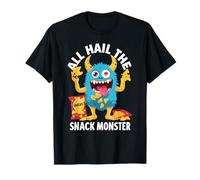 Funny Snack Monster Potato Chips Crisps Candy Kids T-Shirt