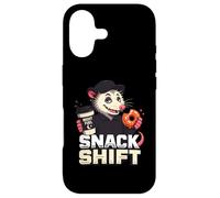 Funny Snack Shift Opossum Night Shift Graphic Case for iPhone 17