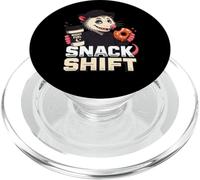 Funny Snack Shift Opossum Night Shift Graphic PopSockets PopGrip for MagSafe