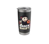 Funny Snack Shift Opossum Night Shift Graphic Stainless Steel Insulated Tumbler