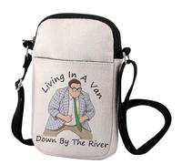 Funny SNL Comedy Crossbody Bag Living In A Van Down By The River Motivational Seminar Gift Comedic Motivation (The River)
