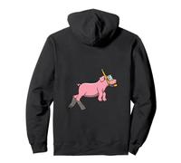 Funny Snorkeling Pig Cartoon Design Cute Animal Scuba Diver Pullover Hoodie