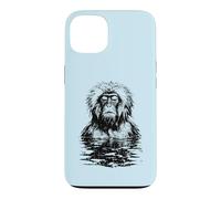 Funny Snow Monkey Japanese Macaque Meditation Onsen Spa Case for iPhone 13