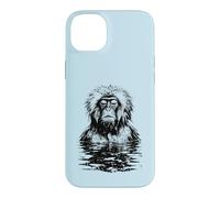 Funny Snow Monkey Japanese Macaque Meditation Onsen Spa Case for iPhone 14 Plus