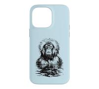 Funny Snow Monkey Japanese Macaque Meditation Onsen Spa Case for iPhone 14 Pro Max