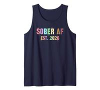 Funny Sober AF EST 2026 Huge Cocktail Drinking Liver Future Tank Top