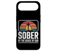 Funny Sober By The Grace Of God Saying Recovery Case for iPhone Air