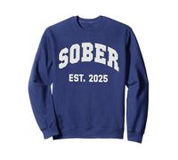 Funny SOBER Est 2025 NA University Since Recovery Girls Sweatshirt