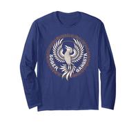 Funny Sober Gangsta AA Family Sobriety Gangster Phoenix Rise Long Sleeve T-Shirt