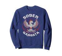 Funny SOBER GANGSTA AA Vibes NA Rise Up Community Matters Sweatshirt