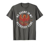Funny Sober NO Shame in Recovery Game Sobriety Vibes AA T-Shirt