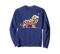 Funny SOBER Strong Lion Gangster NA Family Sobriety Sweatshirt