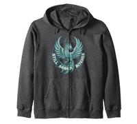 Funny Sobriety STILL SOBER BITCHES Bruh Vibes AA Recovery Zip Hoodie