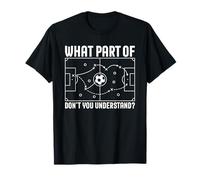 Funny Soccer Coach Playbook Strategy Diagram T-Shirt
