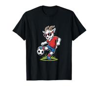 Funny Soccer Goat with Sunglasses Football T-Shirt