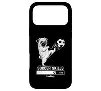 Funny Soccer Pug SKILLS LOADING Dog Play Goalie Girls Kids Case for iPhone 17 Pro Max