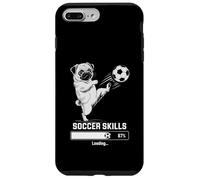 Funny Soccer Pug SKILLS LOADING Dog Play Goalie Girls Kids Case for iPhone 7 Plus/8 Plus