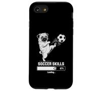 Funny Soccer Pug SKILLS LOADING Dog Play Goalie Girls Kids Case for iPhone SE (2020) / 7/8