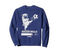 Funny SOCCER Pug SKILLS LOADING Dog Play Princess Coaching Sweatshirt