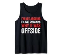 Funny Soccer Tournament Outfit Offside Joke Tank Top