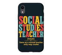 Funny Social Studies Teacher Appreciation Case for iPhone XR