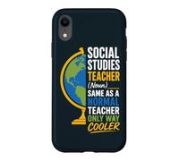 Funny Social Studies Teacher Appreciation Case for iPhone XR