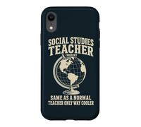 Funny Social Studies Teacher Case for iPhone XR