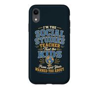 Funny Social Studies Teacher Case for iPhone XR
