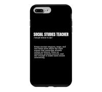 Funny Social Studies Teacher Definition School Case for iPhone 7 Plus/8 Plus