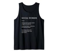 Funny Social Worker Definition Sarcastic Dictionary Tank Top