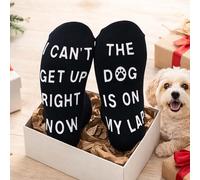 Funny Socks for Men Women - Novelty Letter Print Fun Crew Socks, Breathable Colorful Dress Sock Festival Gifts