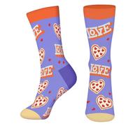 Funny Socks for Women Teenage Girls - Love Funny Gifts Mothers Day Novelty Gifts for Mom Wife Daughter Crew Crazy Silly Cute Crew Socks- Valentine Fun Gifts for lovers Birthday Christmas Stocking