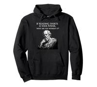 Funny Socrates Social Media Quote, Ancient Greek Philosophy Pullover Hoodie
