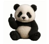 Funny Soft Middle finger Plush Animals, Cute Funny Middle finger Plush Dog, Humorous Animal Desktop Decorative Ornaments, Unique Gag Gifts for Home Office Decor (D)