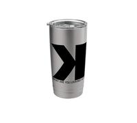 Funny Softball Baseball Pitching Backwards K Scorekeeper Stainless Steel Insulated Tumbler