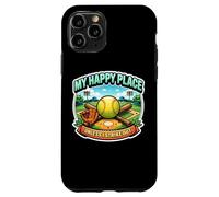 Funny Softball Diamond My Happy Place Unless I Strike Out Case for iPhone 11 Pro