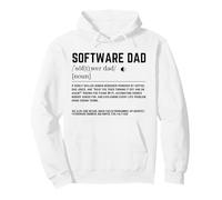 Funny Software Dad Nutrition Facts Design for Programmer Fat Pullover Hoodie