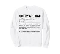 Funny Software Dad Nutrition Facts Design for Programmer Fat Sweatshirt